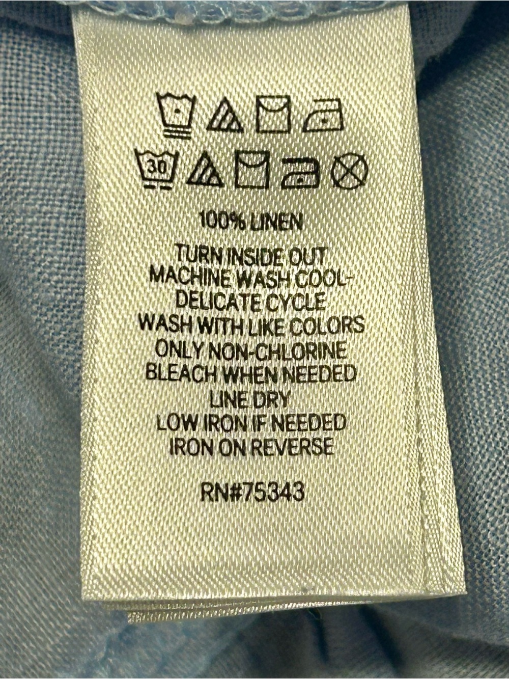 Cynthia Rowley Light Blue Linen Dress - Picture 4 of 4